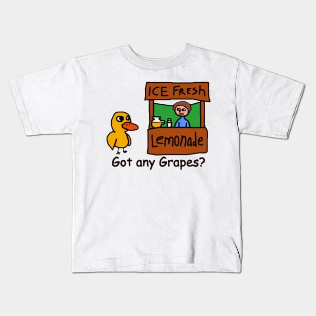 Got Any Grapes? Kids T-Shirt by Luna Lovers